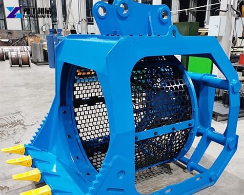 YG excavator rotary screening bucket for sale