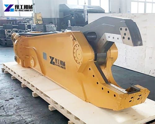 YG excavator scrap shear attachment