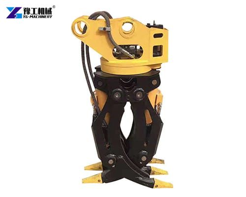 YG hydraulic excavator log grapple