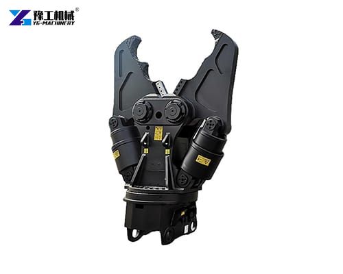 excavator metal shear attachment