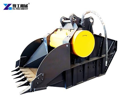 excavator rock crusher bucket for sale