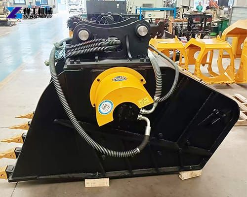 excavator rock crusher bucket to be delivery