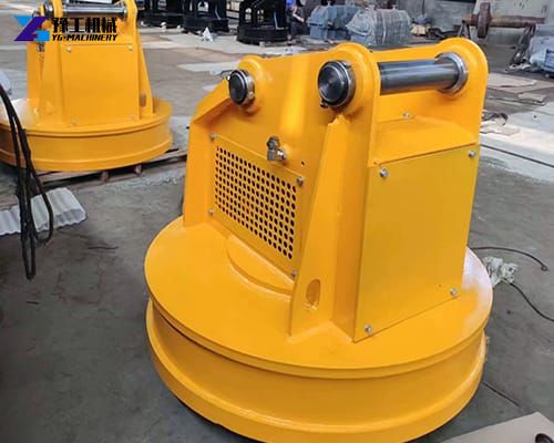 Hydraulic Magnet for Excavator Exported to Chile