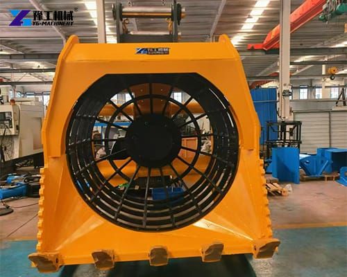 rotary excavator screening bucket manufacturing in the factory