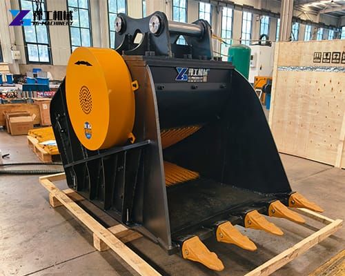 crusher bucket for excavator for sale