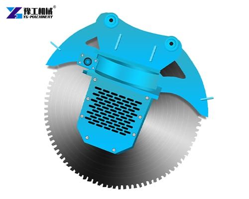 excavator rock saw attachment