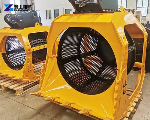 rotating screening bucket for sale