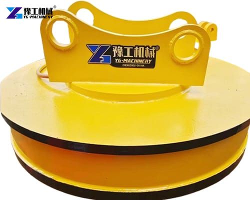 scrap metal magnet for excavator