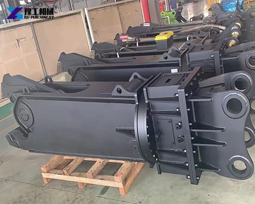 excavator scrap shears in factory