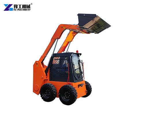 wheeled skid steer front loader