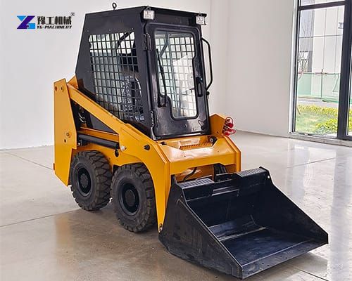 wheeled skid steer loader display