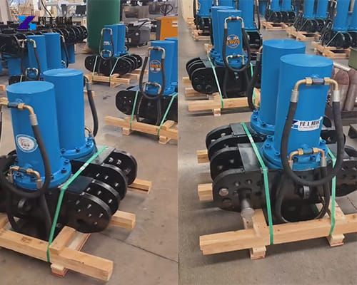 hydraulic pile breaker before shipment