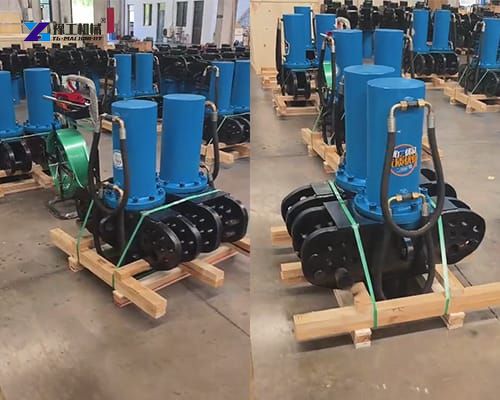 hydraulic pile breaker exported to Oman