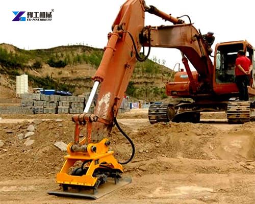 hydraulic plate compactor for excavator applications