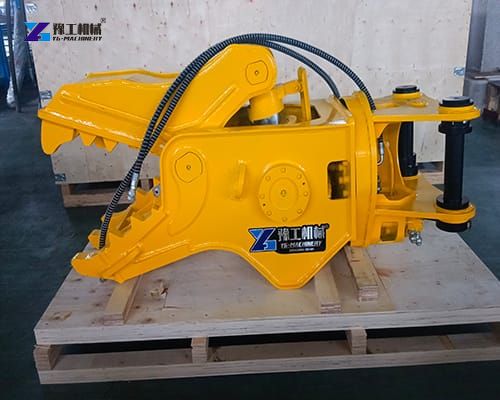 concrete pulverizer attachment for excavator
