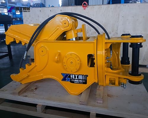 excavator pulverizer attachment
