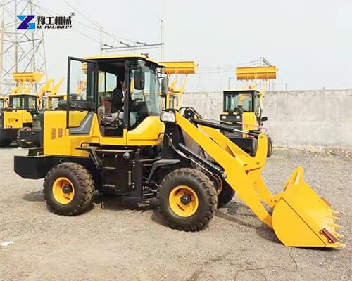 loader work in construction site