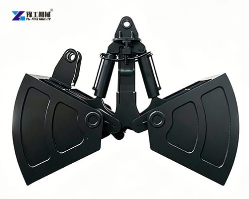 hydraulic clamshell bucket