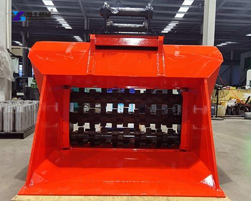 YG excavator crushing screening bucket