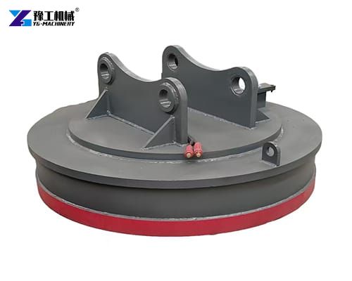 YG excavator mounted magnet