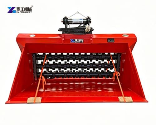 excavator crushing and screening bucket