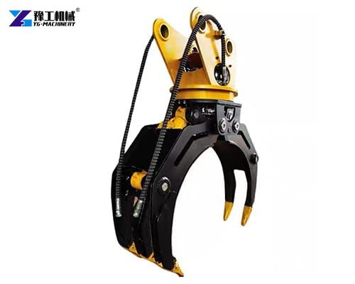 excavator rock grab attchment for sale