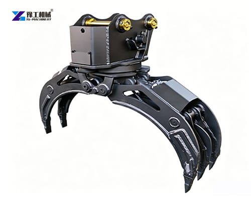 excavator rock grapple