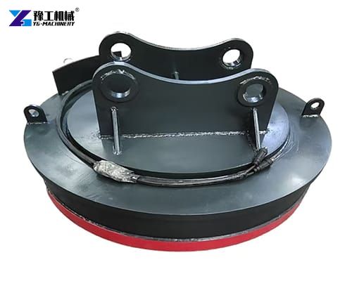 excavator scrap magnet