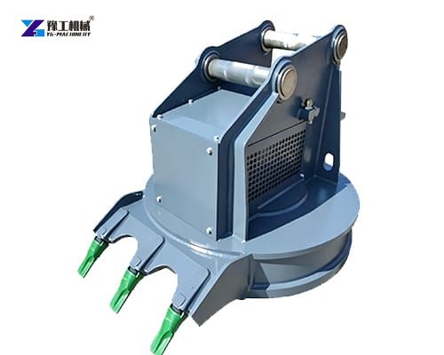 hydraulic scrap magnet attachment
